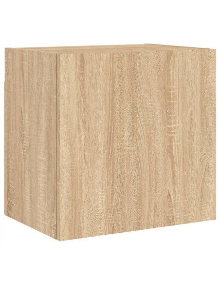 Mobili TV a Muro 6pz Rovere Sonoma in Legno Multistrato