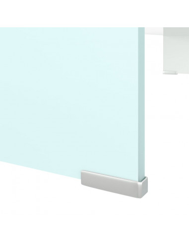 Supporto TV / Rialzo Monitor in Vetro Verde 90x30x13 cm