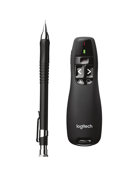 Logitech R400 puntatore wireless RF Nero