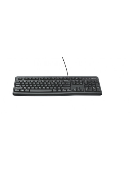 Logitech Keyboard K120 for Business tastiera Ufficio USB QWERTY US International Nero
