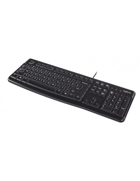 Logitech Keyboard K120 for Business tastiera Ufficio USB QWERTY US International Nero