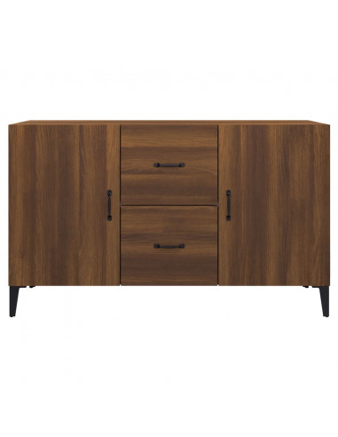 Credenza Rovere Marrone 100x36x60 cm in Legno Multistrato