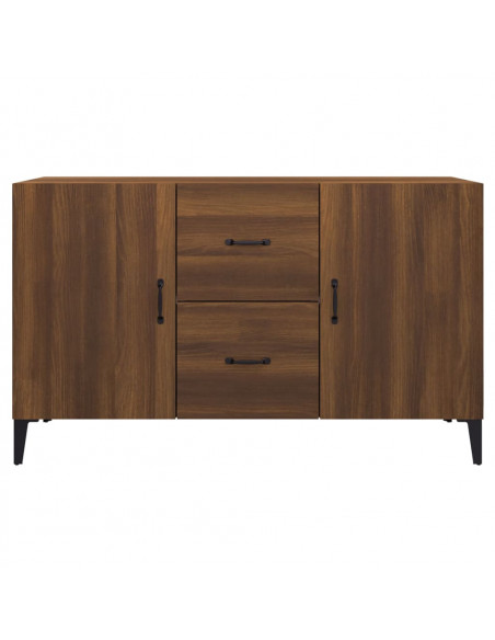 Credenza Rovere Marrone 100x36x60 cm in Legno Multistrato