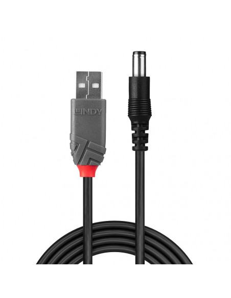 Lindy 70267 cavo USB USB 2.0 1,5 m USB A dC Nero