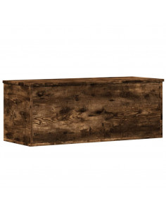 Contenitore Portaoggetti Rovere Fumo 90x35x35 cm in Truciolato 2
