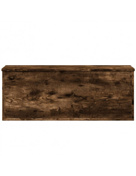 Contenitore Portaoggetti Rovere Fumo 90x35x35 cm in Truciolato