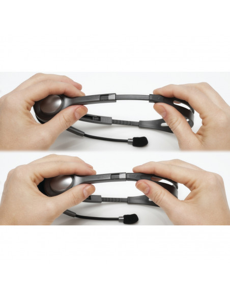 Logitech H111 Auricolare Cablato A Padiglione Ufficio Grigio