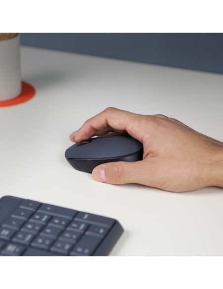 Logitech M170 Grey-K mouse Ufficio Ambidestro RF Wireless Ottico 1000 DPI