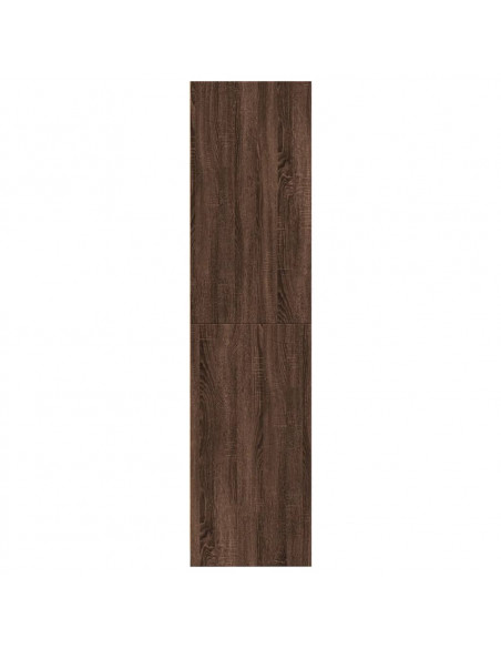 Armadio Rovere Marrone 80x50x200 cm in Legno Multistrato