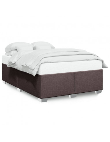 Giroletto Marrone Scuro 160x200 cm in Tessuto