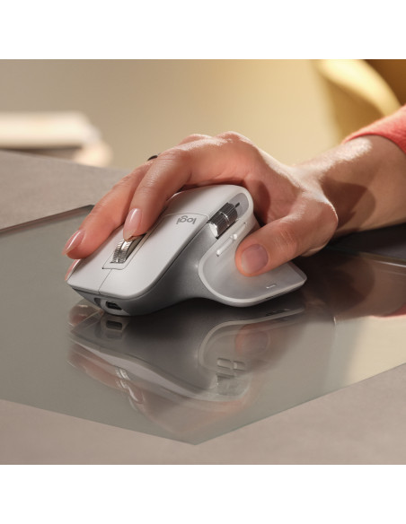 Logitech MX Master 3S mouse Ufficio Mano destra RF senza fili + Bluetooth Laser 8000 DPI