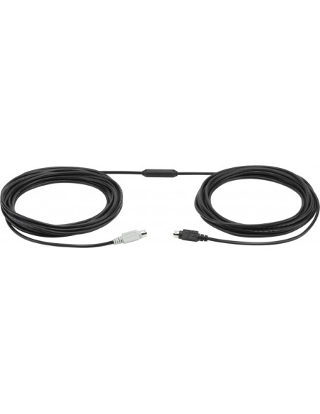Logitech GROUP 10m Extender Cable cavo PS/2 6-p Mini-DIN Nero