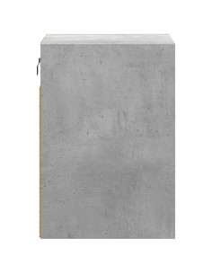 Mobili TV a Parete con Luci LED 2pz Grigio Cemento 41x31x45 cm 2