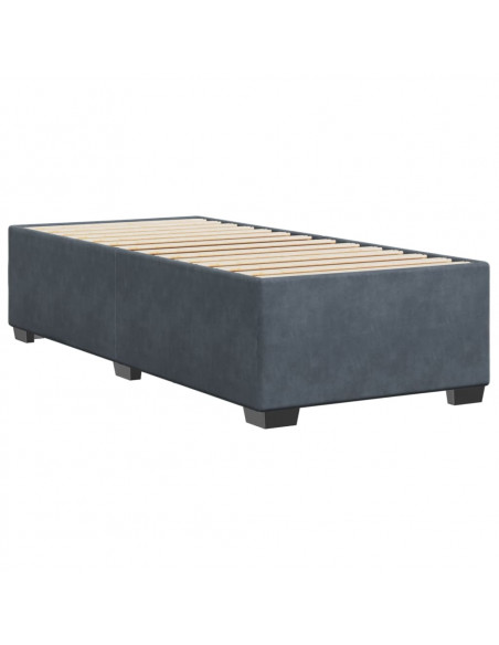Giroletto Grigio Scuro 90x190 cm in Velluto