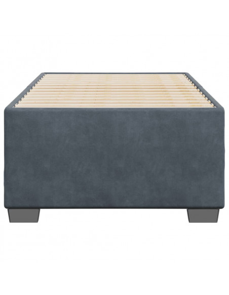 Giroletto Grigio Scuro 90x190 cm in Velluto