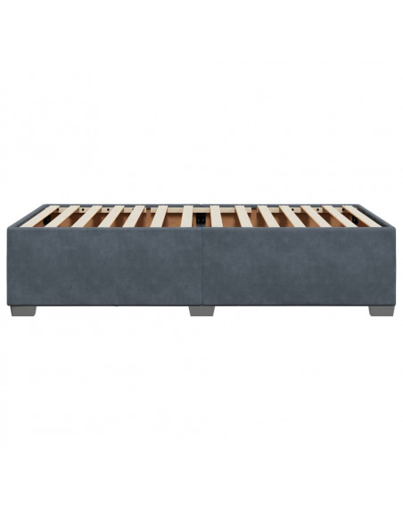 Giroletto Grigio Scuro 90x190 cm in Velluto