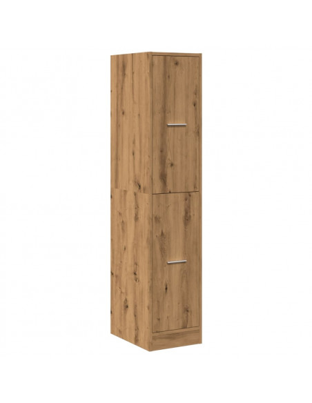 Armadietto da Farmacia Rovere 30x41x144,5 cm in Truciolato