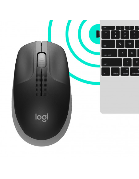 Logitech M190 mouse Ufficio Ambidestro RF Wireless Ottico 1000 DPI