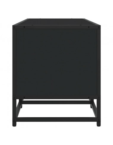 Mobile Porta TV Nero 180x35x41 cm in Truciolato