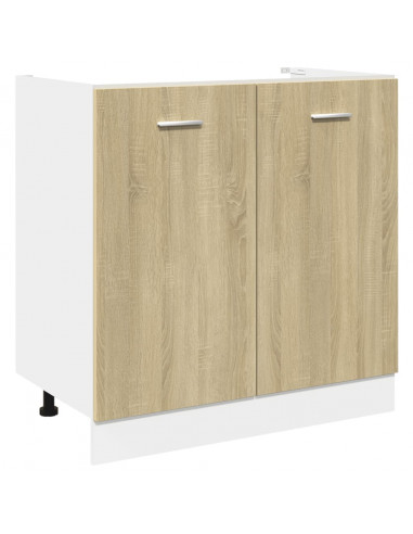 Set Mobili da Cucina 8pz Rovere Sonoma in Truciolato