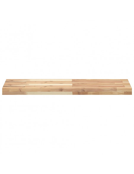Mensole da Parete 3 pz 80x30x4 cm Legno Acacia Non Trattato