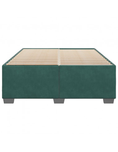 Giroletto Verde Scuro 160x200 cm in Velluto