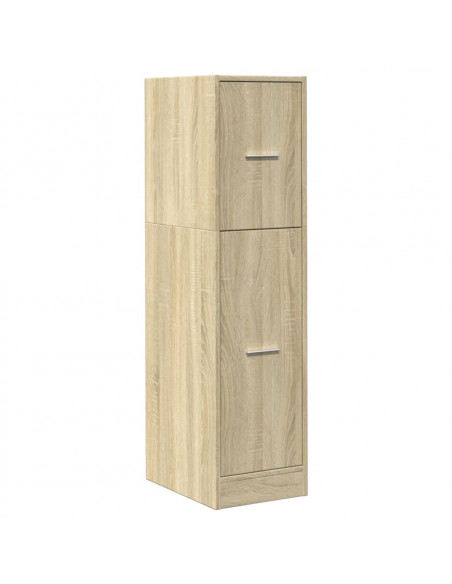 Armadietto da Farmacia Rovere Sonoma 30x41x118 cm in Truciolato