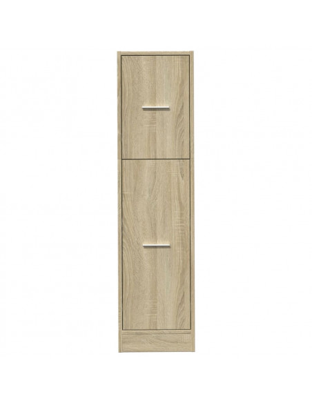 Armadietto da Farmacia Rovere Sonoma 30x41x118 cm in Truciolato