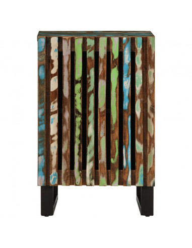 Mobile da Bagno 38x34x58 cm in Legno Massello di Acacia