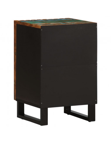 Mobile da Bagno 38x34x58 cm in Legno Massello di Acacia