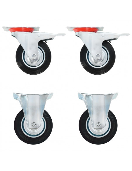 Rotelle 4 pz 100 mm