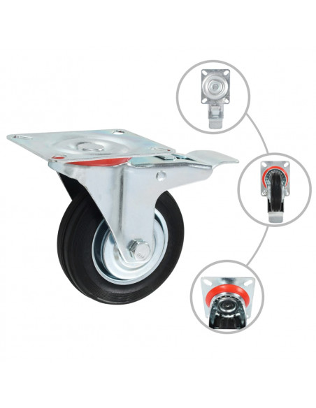 Rotelle 4 pz 100 mm
