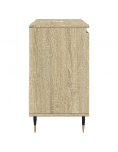 Mobile Lavabo da Bagno Rovere Sonoma 65x33x60 cm in Truciolato