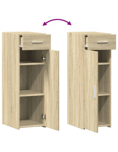 Credenza Rovere Sonoma 30x42,5x93 cm in Legno Multistrato