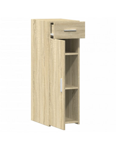 Credenza Rovere Sonoma 30x42,5x93 cm in Legno Multistrato