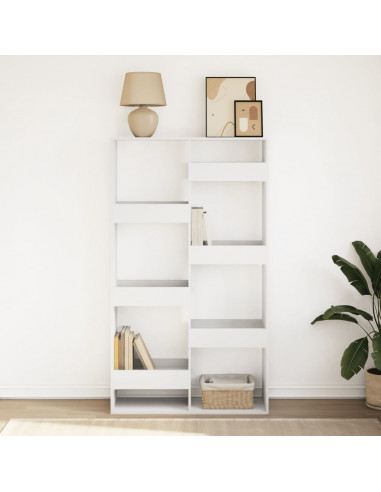Libreria Bianca 100x33x175 cm in Legno Multistrato