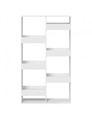 Libreria Bianca 100x33x175 cm in Legno Multistrato