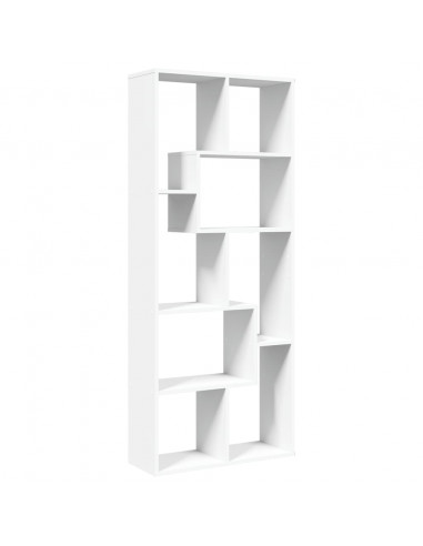 Libreria Divisorio Bianca 67x25x161,5 cm in Truciolato