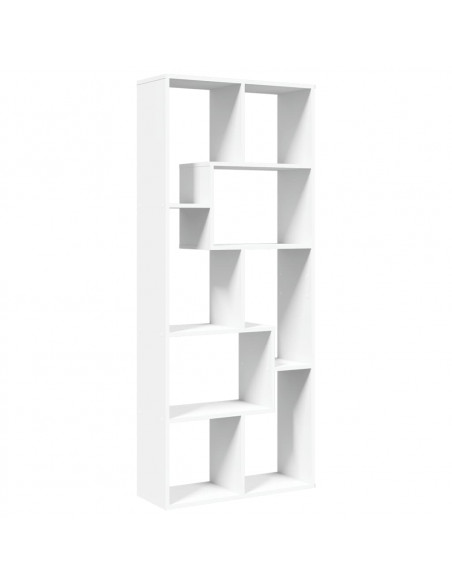Libreria Divisorio Bianca 67x25x161,5 cm in Truciolato