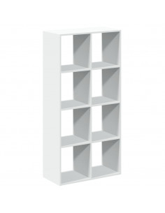 Libreria Divisorio Bianca 69,5x29x137,5 cm in Truciolato 2