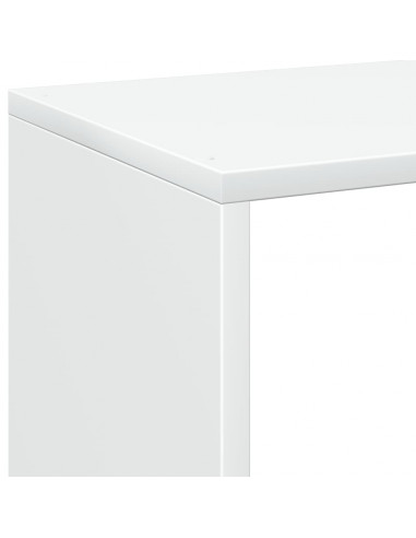 Libreria Divisorio Bianca 69,5x29x137,5 cm in Truciolato