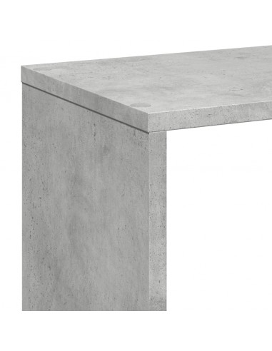 Libreria Divisorio Grigio Cemento 67x25x161,5 cm in Truciolato