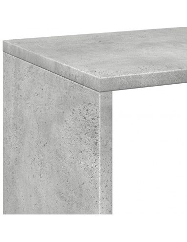 Libreria Divisorio Grigio Cemento 69,5x29x137,5cm in Truciolato