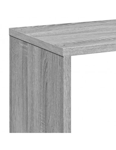 Libreria Divisorio Grigio Sonoma 67x25x161,5 cm in Truciolato