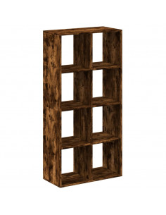 Libreria Divisorio Rovere Fumo 69,5x29x137,5cm in Truciolato 2