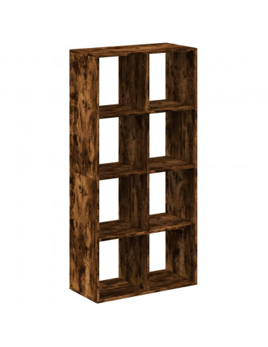 Libreria Divisorio Rovere Fumo 69,5x29x137,5cm in Truciolato