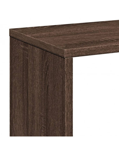 Libreria Divisorio Rovere Marrone 67x25x161,5 cm in Truciolato