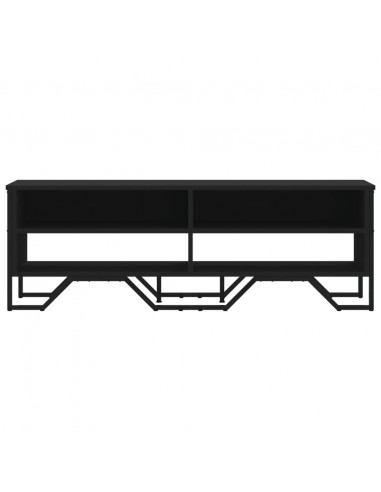 Mobile Porta TV Nero 122x34x41 cm in Legno Multistrato