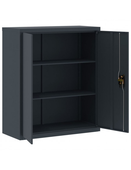 Armadio Classificatore Antracite 90x40x145 cm in Acciaio