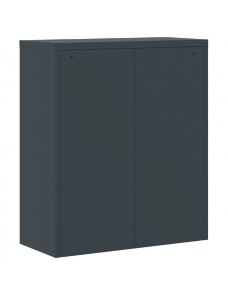 Armadio Classificatore Antracite 90x40x145 cm in Acciaio